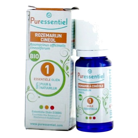 Puressentiel huile essent romarin cin bio, 10 ml d'huile essentielle