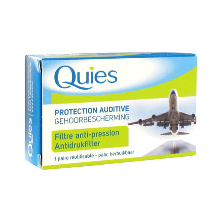 QUIES Protection Auditive Filtre Anti-Pression Avion Enfant - Quie