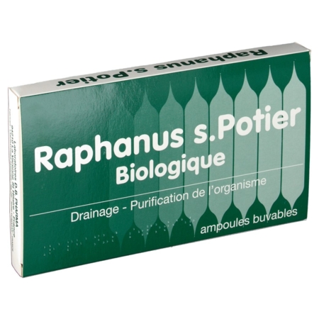 Raphanus s potier bio sol buvable, 12 ampoules