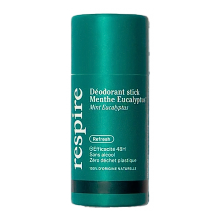 Respire Déodorant Stick Menthe Eucalyptus, 50 g