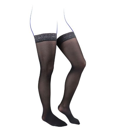 Bas-Cuisse + Secret C2 Noir Taille 3 Long    