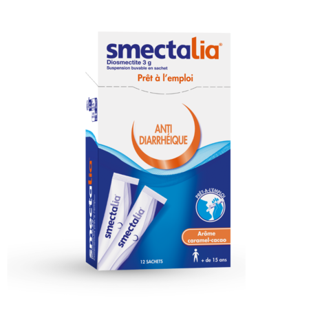 Smectalia Sticks Goût Caramel-Cacao Boite de 12