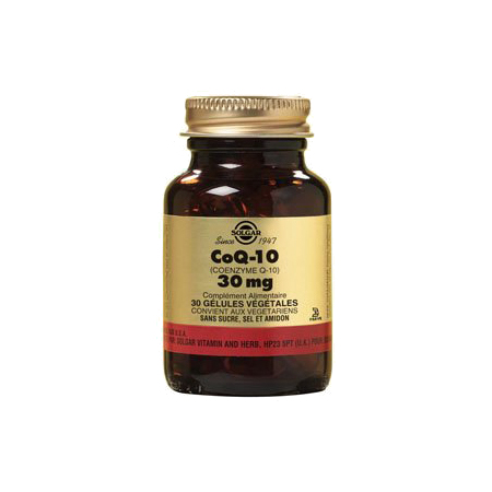 Solgar CoQ-10 30 mg, 30 Gélules