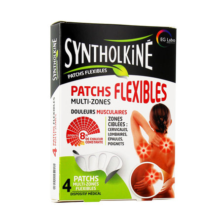 Syntholkine Patchs Flexibles Chauffants Multi-zones, x4