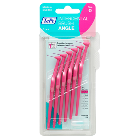 TePe Brossettes Interdentaires Angle rose 0.4mm