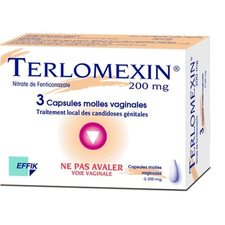 Terlomexin 200 mg, 3 capsules molles vaginales