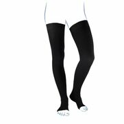 Bas-Cuisse PO City Confort Fil d'Ecosse C2 Noir Taille 1 Long    