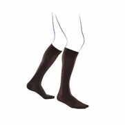 Chaussettes City Confort Fil d'Ecosse mollet - Noir Taille 4 Normal    