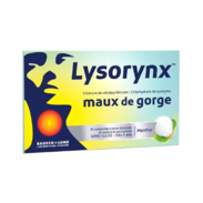 Lysorynx Maux de Gorge Sans Sucre 2 x 18