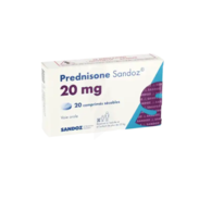 Prednisolone sandoz 20 mg, 20 comprimés orodispersibles