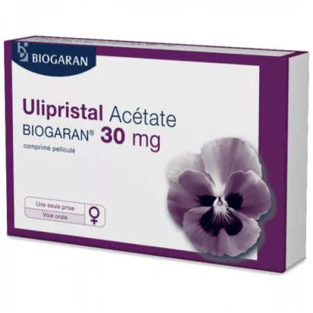 ULIPRISTAL AC.BGA 30MG CPR BT1 - Pilule du lendemain