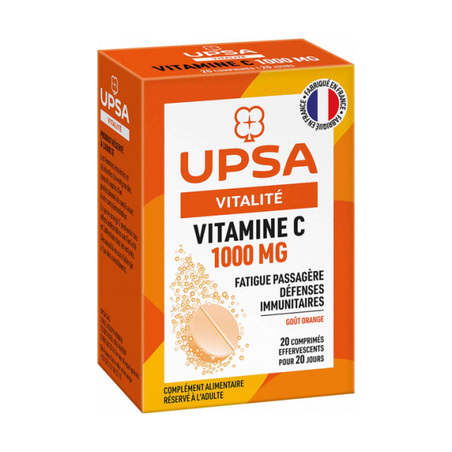 UPSA Vitamine C 1000 mg, 20 Comprimés