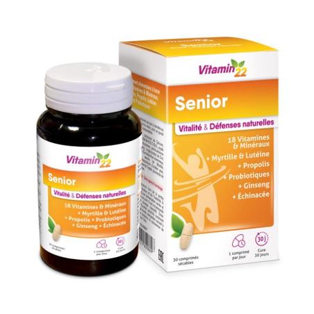 Vitamin'22 Senior, 30 comprimés