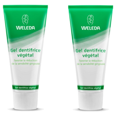 Weleda Gel Dentifrice Végétal Duo, 2x75ml