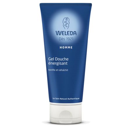 Weleda homme gel douche energisant, 200 ml de savon liquide