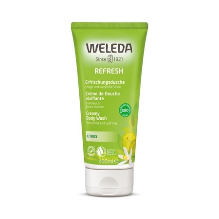 Weleda Refresh Crème de douche vivifiante au Citrus, 200ml