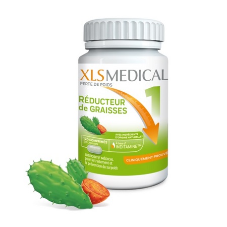 XLS Medical Perte de poids Réducteur de graisses, 120 comprimés